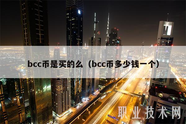 bcc币是买的么（bcc币多少钱一个）