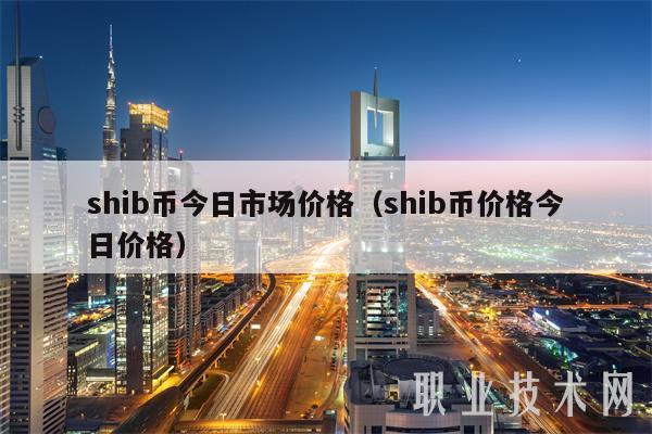 shib币今日市场价格（shib币价格今日价格）