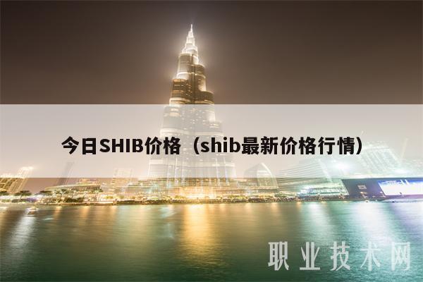 今日SHIB价格（shib最新价格行情）