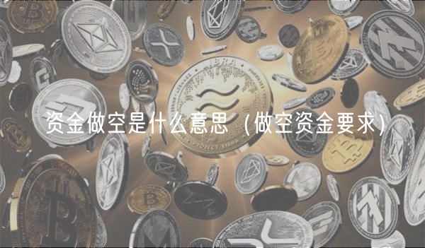 资金做空是什么意思（做空资金要求）