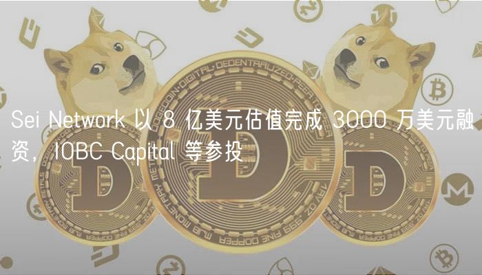 Sei Network 以 8 亿美元估值完成 3000 万美元融资，IOBC Capital 等参投