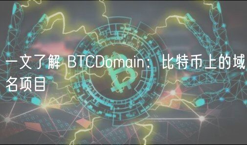 一文了解 BTCDomain：比特币上的域名项目