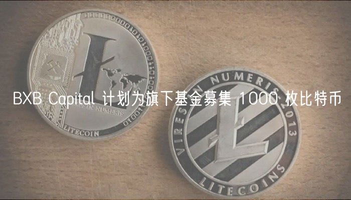 BXB Capital 计划为旗下基金募集 1000 枚比特币