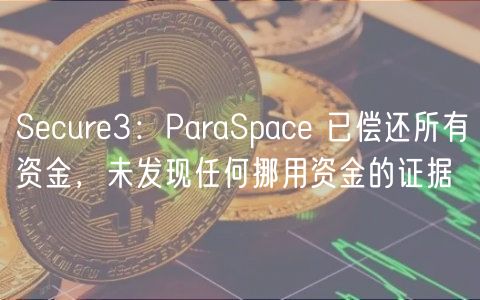 Secure3：ParaSpace 已偿还所有资金，未发现任何挪用资金的证据