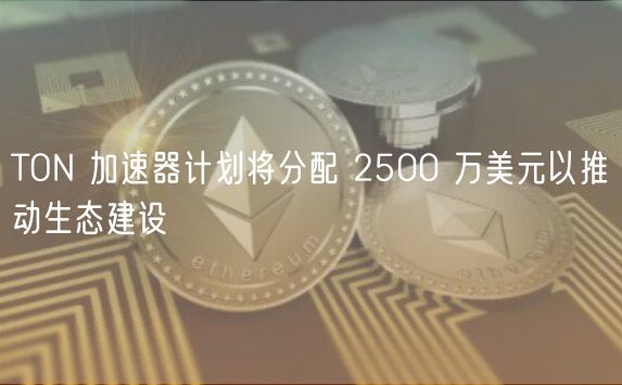 TON 加速器计划将分配 2500 万美元以推动生态建设